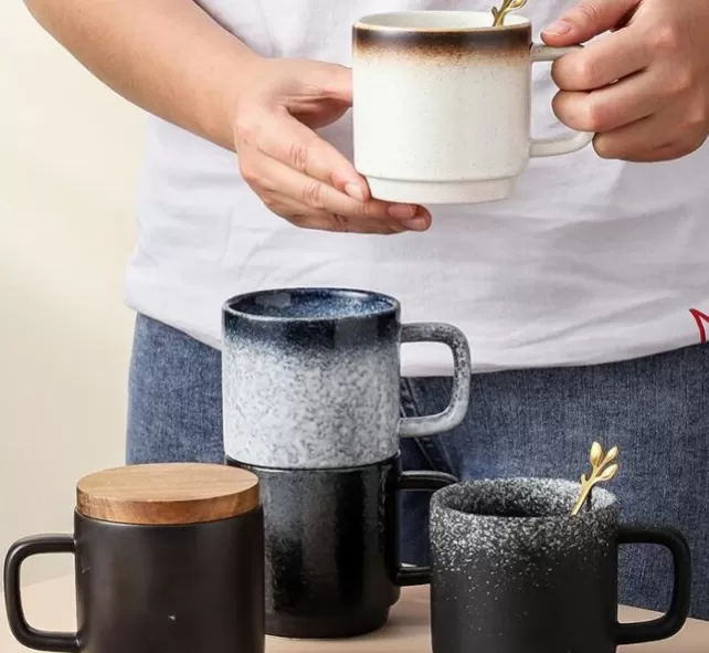 cốc sứ nắp tre số lượng lớn